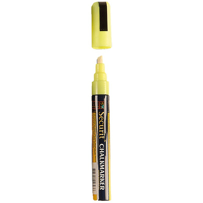 Securit Chalk Marker - žlutý Securit Chalk Marker - žlutý